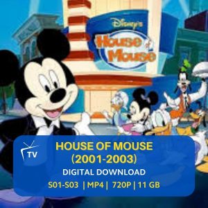 House of Mouse 2001 TV Series Digital Download | Mickey Mouse | Disney Channel Cartoon | Classic Animation | Complete Show | Instant Access