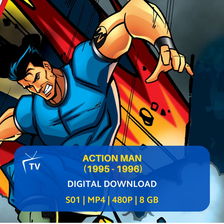 Action Man 1995 TV Series 90s Cartoon Digital Download Hasbro Action Man 1995 TV Series 90s Cartoon Digital Download Hasbro