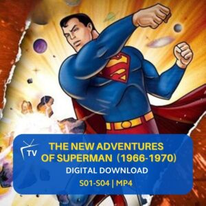 The New Adventures of Superman 1966 TV Series Digital Download | Classic 60s Cartoon | Vintage Animated Series | Retro DC Comics | Instant