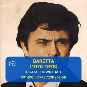 Baretta 1975 TV Series Digital Download | Robert Blake | 70s Cop Show | Police Drama | Complete Series | Instant Access