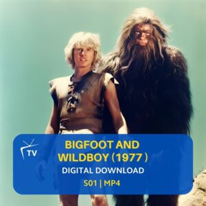 Bigfoot and Wildboy 1977 TV Series Digital Download | Sid and Marty Krofft | ABC Sci-Fi Show | 70s Kids TV | Complete Series | Instant