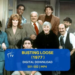 Busting Loose 1977 TV Series Digital Download | CBS Classic Sitcom | Adam Arkin Comedy | Retro Television | 70s TV | Complete Series