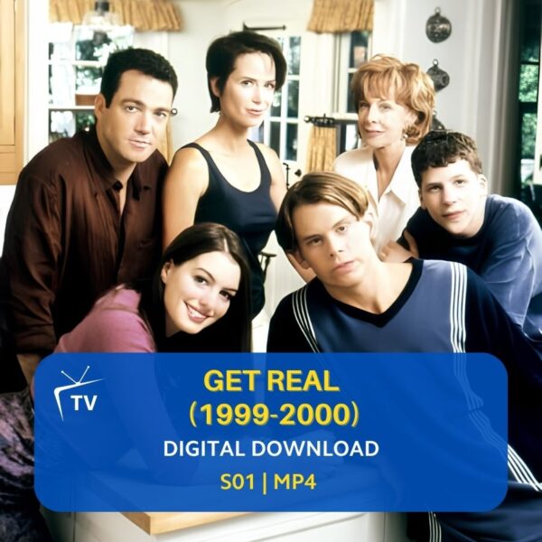 get-real-1999-tv-series-online-streaming-downloads Get Real 1999 TV Series Digital Download | Fox Family Drama | Anne Hathaway Debut | Jesse Eisenberg | Retro 90s TV | Complete Series