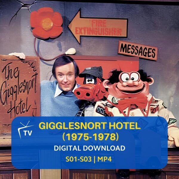 Gigglesnort Hotel 1975 TV Series Digital Download | Classic Kids Show | Bill Jackson Puppets | Dirty Dragon | 70s TV | Complete Series