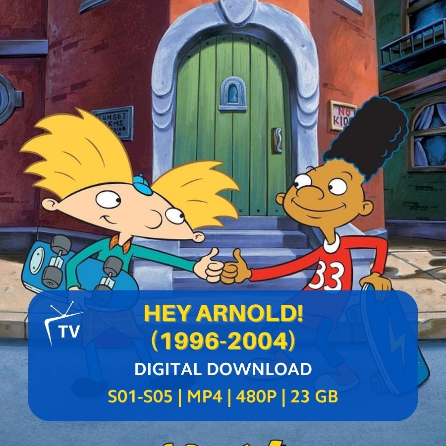 Hey Arnold 1996 TV Series Digital Download | Nickelodeon 90s