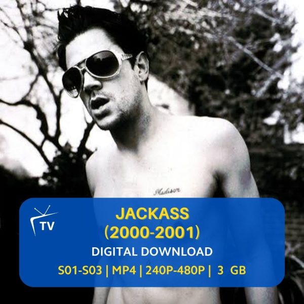 jackass-2000-tv-series-online-streaming-downloads Jackass 2000 TV Series Digital Download | Johnny Knoxville | MTV Reality Show | Stunt Comedy | 2000s TV | Complete Series | Instant Access