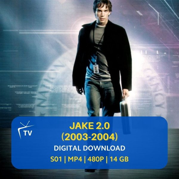 Jake 2.0 2003 TV Series Digital Download | Christopher Gorham | Sci-Fi Action Drama | NSA Secret Agent | Complete Show | Instant Access