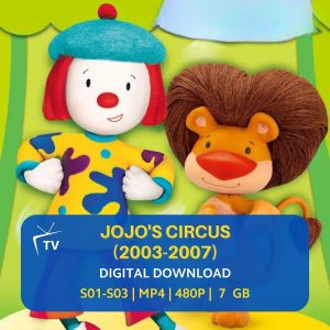 JoJo's Circus 2003 TV Series Digital Download | Playhouse Disney | Stop Motion Cartoon | JoJo Tickle | Complete Series | Instant Access