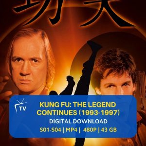 Kung Fu The Legend Continues 1993 TV Series Digital Download | David Carradine | 90s Martial Arts | Police Drama | Complete | Instant