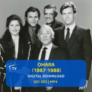 ohara-1987-tv-series-online-streaming-downloads Ohara 1987 TV Series Digital Download | ABC Police Drama | Pat Morita | Robert Clohessy | 80s TV Show | Complete Series | Retro Television