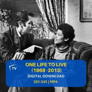 One Life to Live 1968 TV Series Digital Download | Classic Soap Opera | Daytime Drama | Llanview TV Show | Retro ABC Series | Instant