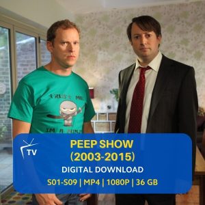 Peep Show 2003 TV Series Digital Download | British Comedy Sitcom | David Mitchell | Robert Webb | Channel 4 | Complete Series | Instant