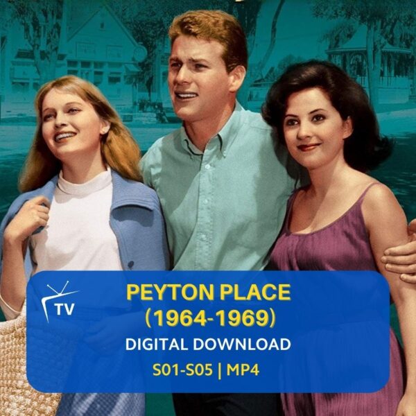 Peyton Place 1964 TV Series Digital Download | Classic Soap Opera | 60s Drama Show | Mia Farrow | Vintage Television | Complete Series