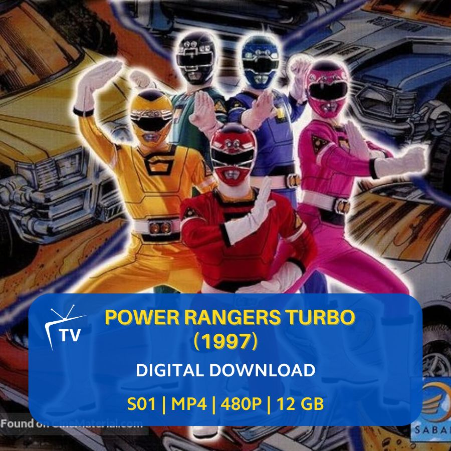 Power Ranger Cars Rangers Power Rangers Turbo 1997 | 90s TV | Digital Download | Zordon Era ...