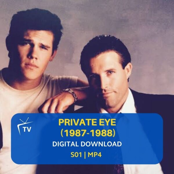 Private Eye 1987 TV Series Digital Download | NBC Crime Drama | Michael Woods | Josh Brolin | 1950s Detective | Complete Series | 80s TV