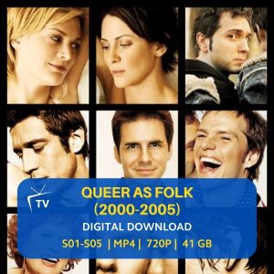 Queer as Folk 2000 TV Series Digital Download | Showtime Drama | Gale Harold | LGBTQ Television | Complete Series | Instant Access
