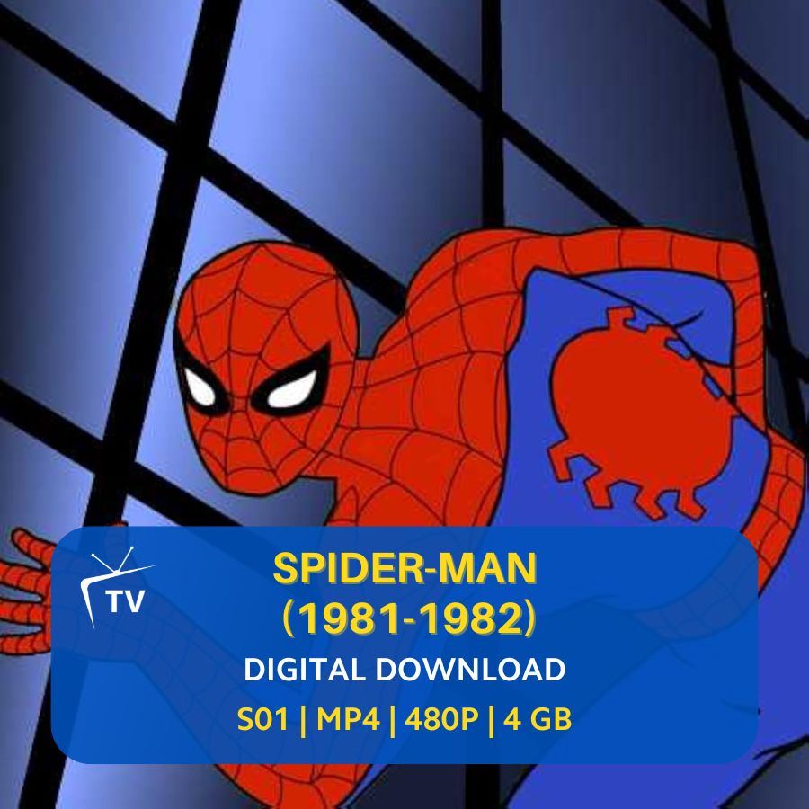 Spider-Man 1981 Complete Series Digital Download | 80s Marvel Cartoon ...