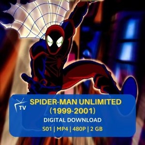 Spider-Man Unlimited 1999 TV Series Digital Download | Marvel Animation | Counter-Earth | Fox Kids Cartoon | Complete Series | Instant