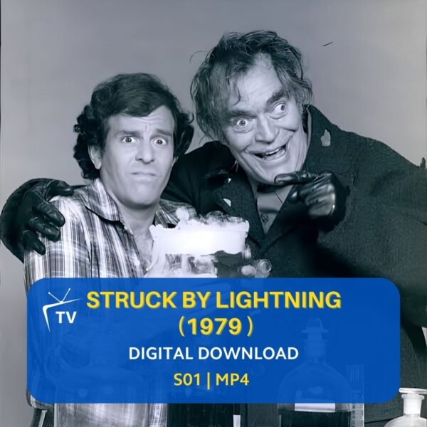 Struck by Lightning 1979 TV Series Digital Download | CBS Classic Sitcom | Jack Elam Comedy | Retro 70s TV | Complete Series