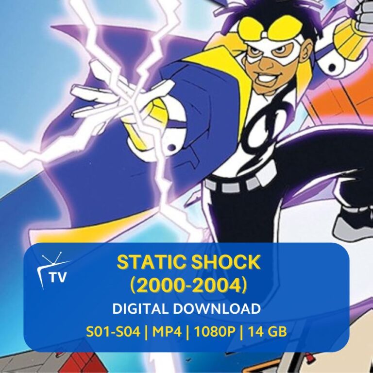 Static Shock 2000 TV Series Digital Download | DC Superhero Cartoon ...