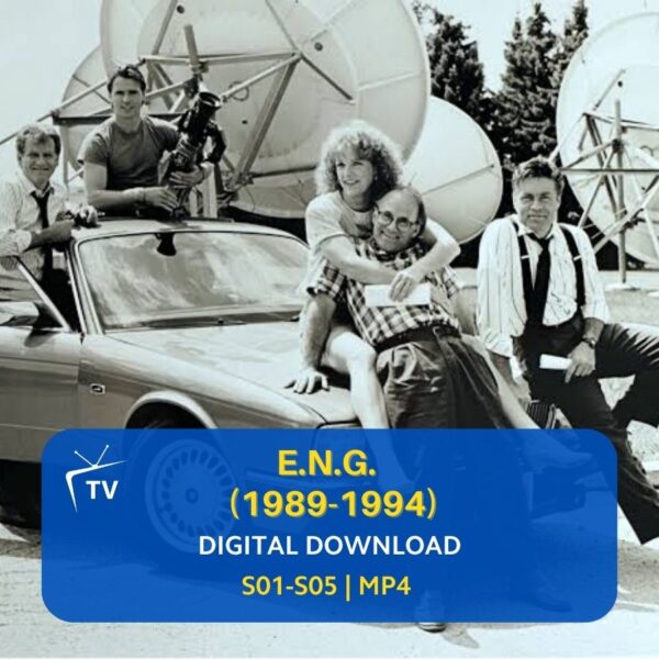 te-n-g-1989-tv-series-online-streaming-downloads E.N.G. 1989 TV Series Digital Download | Canadian Drama Series | 90s Newsroom Show | Retro Television | Classic TV | Complete Episodes