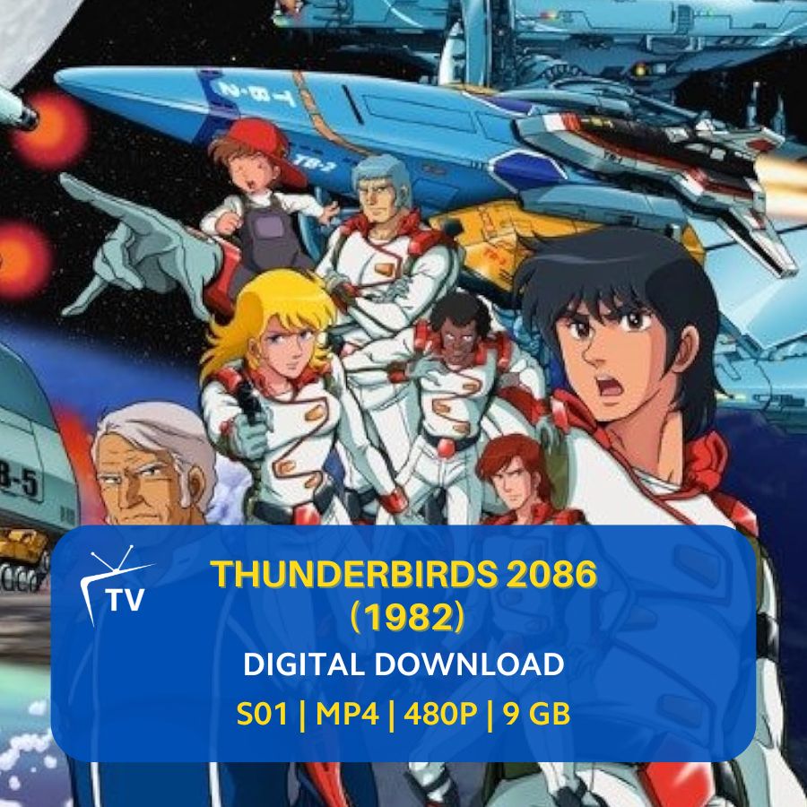 Thunderbirds 2086 1982 80s Anime Digital Download Japanese Mecha