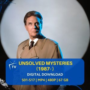 Unsolved Mysteries 1987 TV Series Digital Download | Robert Stack | True Crime & Paranormal | Cold Cases | Complete Show | Instant