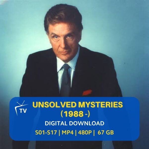 Unsolved Mysteries 1988 TV Series Digital Download | NBC True Crime | Robert Stack | 80s Documentary | Complete Series | Retro Television