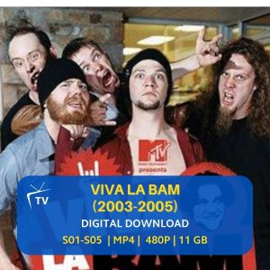 Viva La Bam 2003 TV Series Digital Download | Bam Margera | MTV Reality Show | Don Vito Phil & April | Complete Show | Instant Access