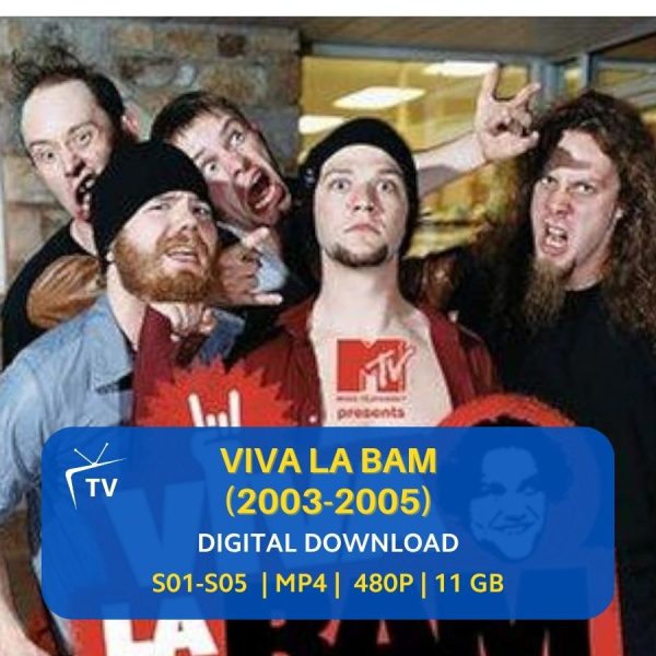 Viva La Bam 2003 TV Series Digital Download | Bam Margera | MTV Reality Show | Don Vito Phil & April | Complete Show | Instant Access