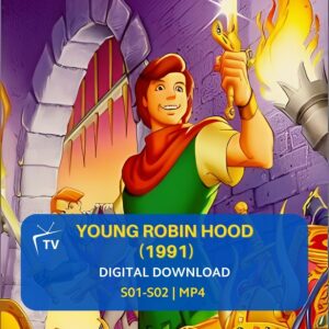 Young Robin Hood 1991 TV Series Digital Download | Hanna-Barbera Cartoon | Thor Bishopric | 90s Animated Show | Complete Series | Retro TV